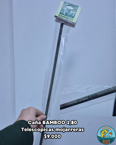 Caña Mojarrera Telescopica de 1.80 mts