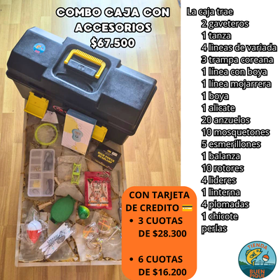 Combo Caja de Pesca 19"