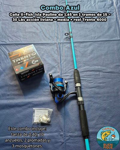 Combo de Pesca Completo de 1,60 metros