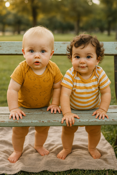 🦏 Pack "Rinocerontes y Rayas" – Simple Joys by Carter’s