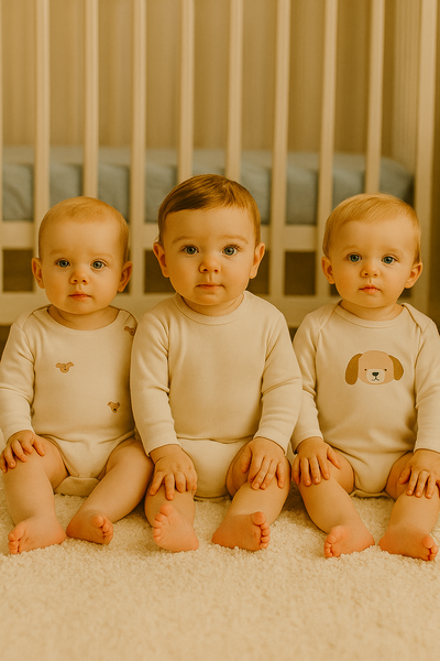 🐶✨ Pack H&M de Bodys “Amigos del Corazón” (3 unidades)