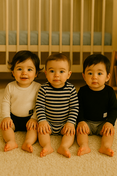 ⚫⚪✨ Set “Mini Clásico”  (bodys x3 básicos)