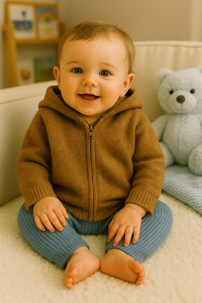 🧶✨ Sweater H&M “Miel de Invierno” con capucha