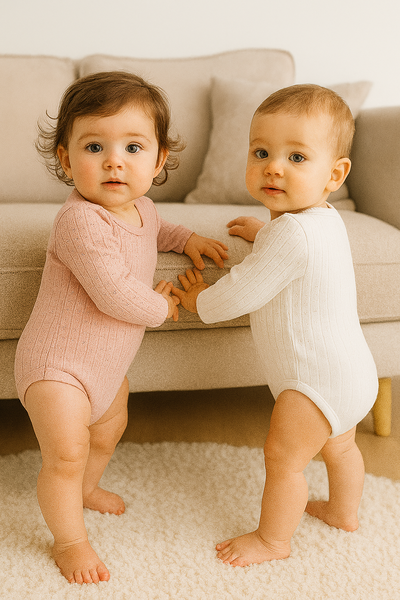 🌷✨ Set “Algodón de Azúcar” H&M (bodys x2 calados)