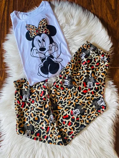 PIJAMA LARGO ADULTO COD - MIN. PRINT -