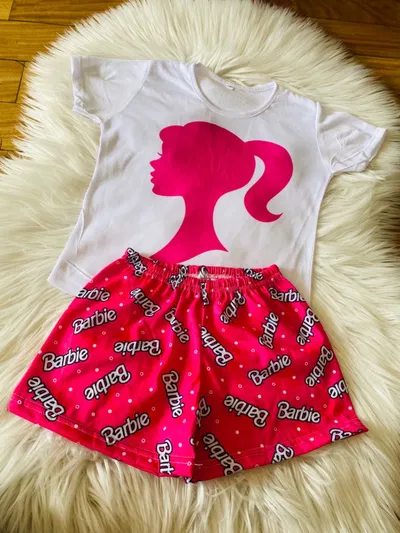 PIJAMA CORTO NIÑOS- COD 10 BARBIE 