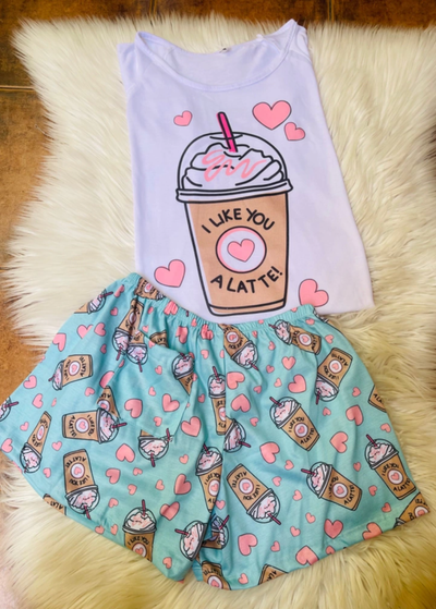 Pijama corto cod-Latte