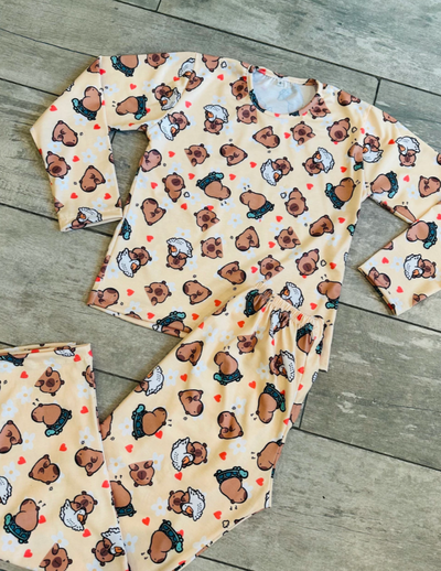 Pijama manga larga chicos full print cod-A104