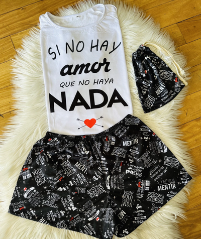 Pijama corto cod-BAR 003