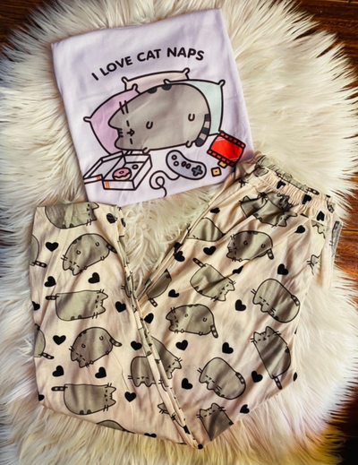 Pijama largo -gatito-