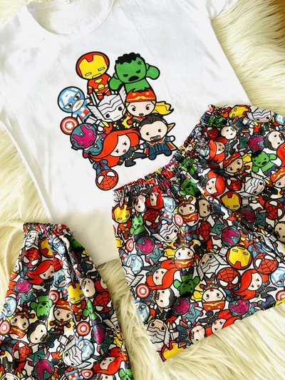 Pijama corto chicos  cod-2420