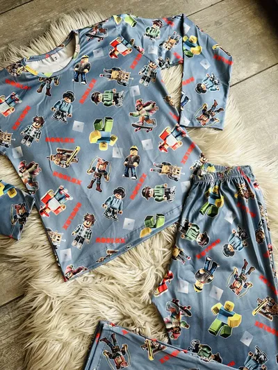 PIJAMA MANGA LARGA FULL PRINT - COD A109
