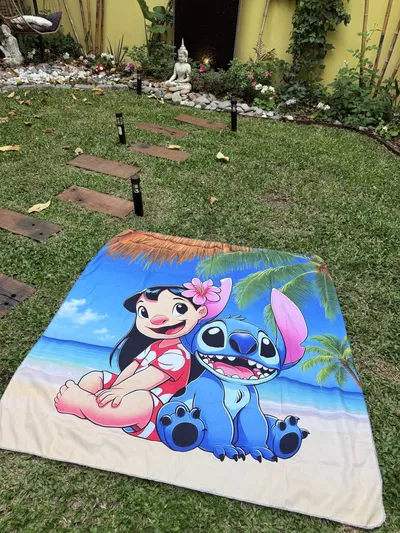 MANTEL - MANTA PLAYA 150 x 150 CM COD 2508