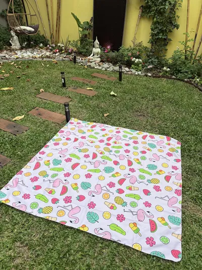 MANTEL - MANTA PLAYA 150 x 150 CM COD 2504