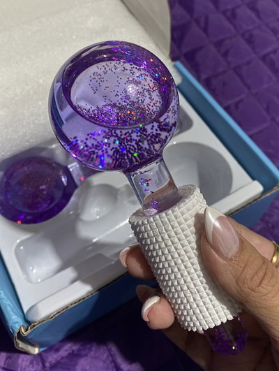 Ice Globes Con Brillos 