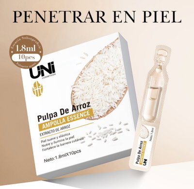Monodosis Pulpa De Arroz + Ac Hialuronico | Ampolla Essence