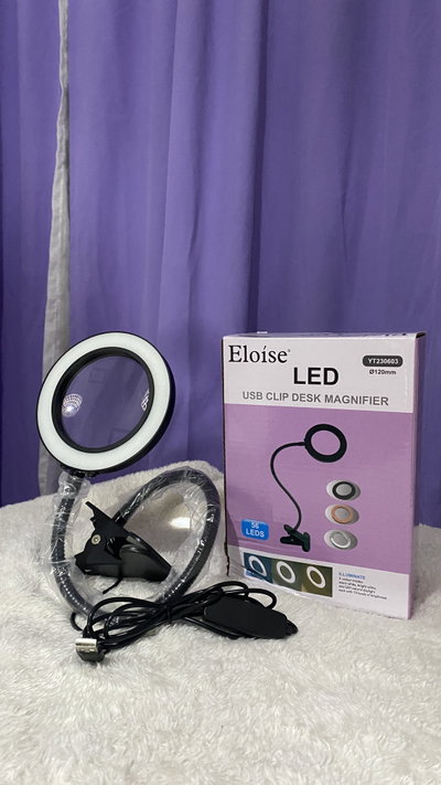 Lampara Luz Led Con Lupa 