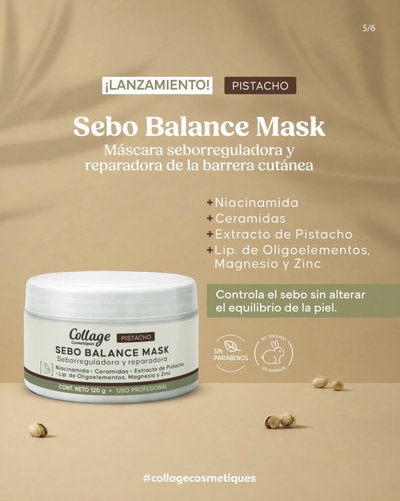 Mascara Sebo Balance PISTACHO 120g