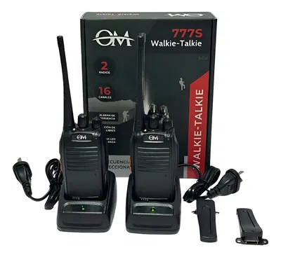 Wandy Walkie-talkie Om 777s Con 16 Canales kit x 2 u