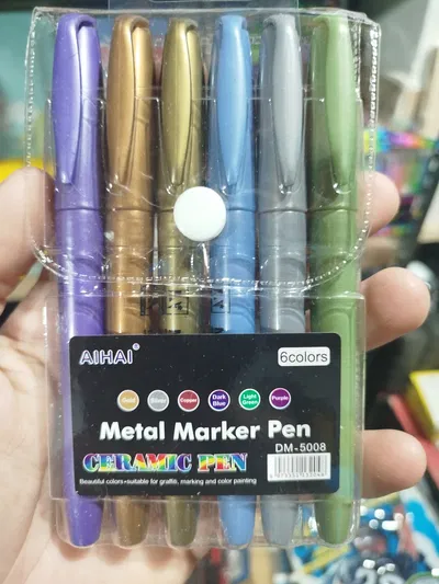 MARCADORES METALIZADOS X6