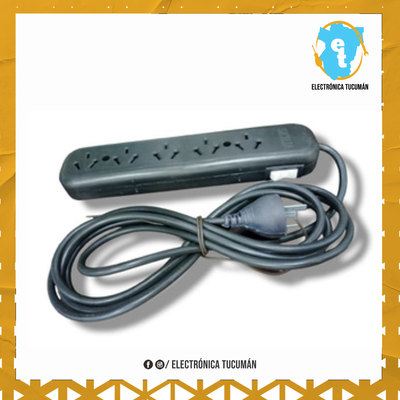 ZAPATILLA ALARGUE 5 TOMAS MULTINORMA CABLE 5 MTS ECO
