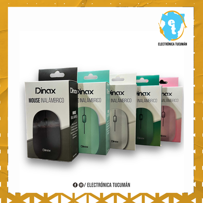 Mouse Inalambrico Dinax Usb Pc Notebook
