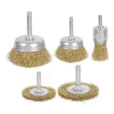 Set Cepillos Para Taladro Kit 5 Piezas Madera Metal