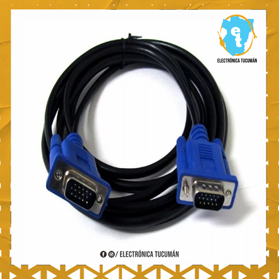 CABLE VGA 5 METROS MTS MONITOR VIDEO CON FILTRO