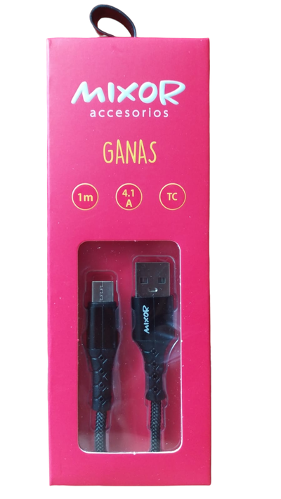 CABLE DE DATOS TIPO C MIXOR GENERACION