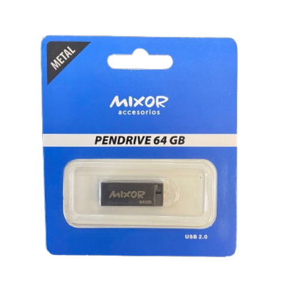 Pendrive Metalico 64gb Mini