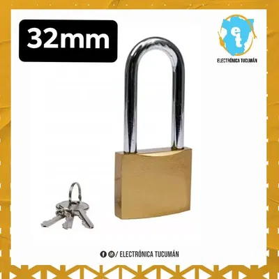 Candado 32 Mm Aro Largo