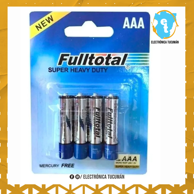 PILAS TRIPLE A FULLTOTAL BLISTER X 4U