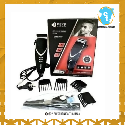 CORTADORA DE PELO, BARBA PATILLA ELECTRICA + ACCESORIOS ORYX
