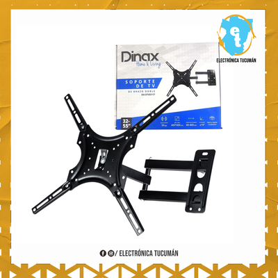 SOPORTE DE TV MOVIL 55" doble brazo dinax - suono