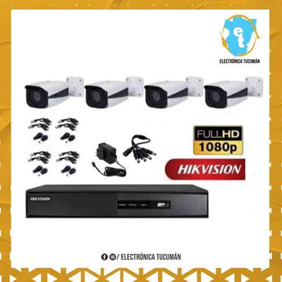 Combo seguridad dvr 4 Canales + 4 camaras full hd
