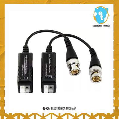 PAR BALUN CAMARA SEGURIDAD CCTV UTP PASIVO BNC