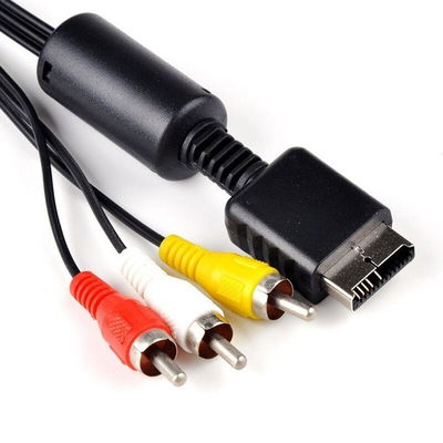 CABLE DE AUDIO Y VIDEO RCA A TV PARA PLAY STATION PS1 PS2 PS3