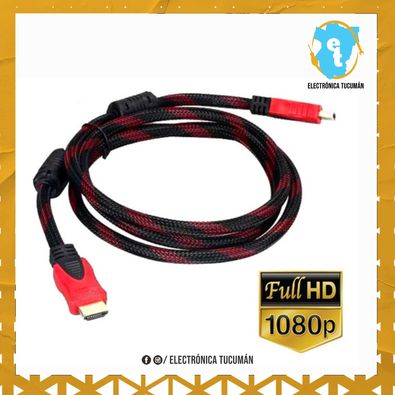 CABLE HDMI 1.5MTS V1.4 FULL HD 1080 3D MALLADO FILTRO