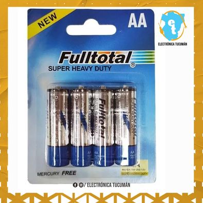 PILAS DOBLE A FULLTOTAL BLISTER X 4U