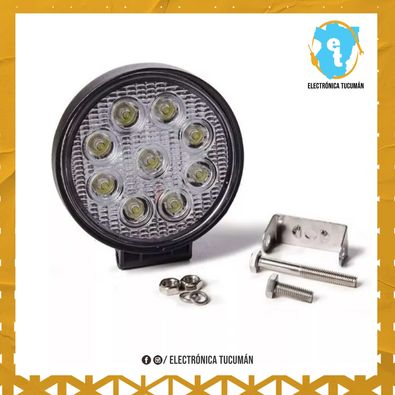 FARO AUXILIAR REDONDO LED 9 27W