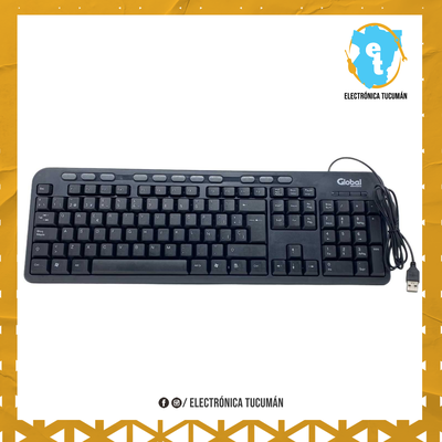 TECLADO MULTIMEDIA CABLE USB