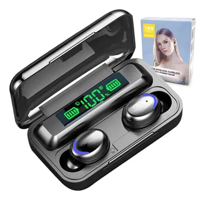 Auriculares Tws In Ear F9-5 Con Power Bank