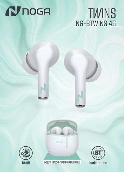 AURICULARES NOGA TRUE WIRELESS STEREO BT EARBUDS TÁCTILES