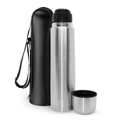 TERMO BALA ALUMINIO CON FUNDA 1L