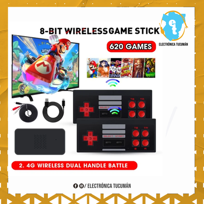 Mini Consola Family Inalambrica 620 Juegos
