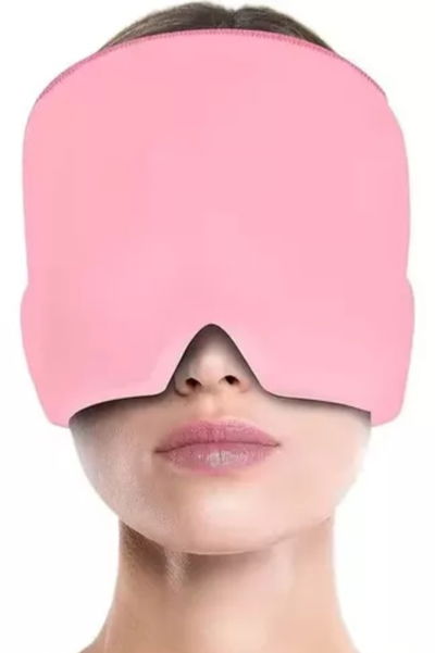 Antifaz Gorro Gel Dolor Cabeza Compresa Frio Migraña Frio