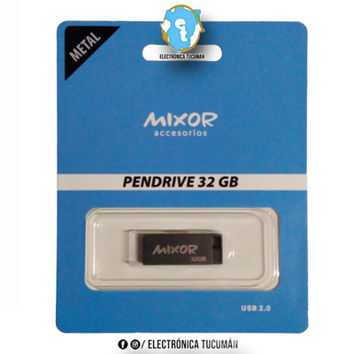 Pendrive Metalico 32gb Mini