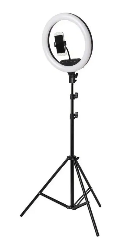 Aro De Led 30cm + Tripode 2.1m + Soporte Celular Profesional