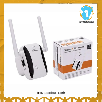 EXTENSOR DE SEÑAL WIFI CON ANTENAS