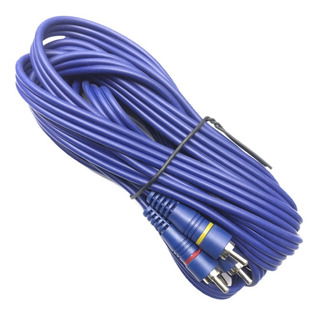 CABLE RCA 5 METROS MALLADO PROFESIONAL PARA POTENCIA / WOOFER